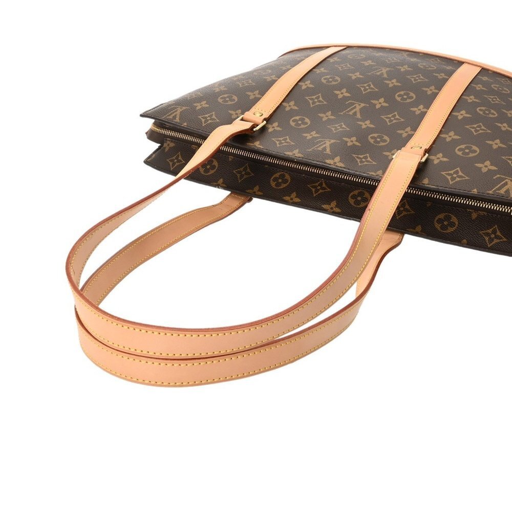 LOUIS VUITTON Brown Monogram Canvas Tote Bag - Picture 4 of 11